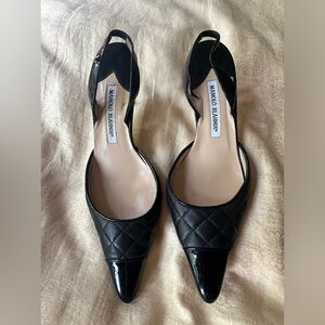 Manolo Blahnik Quilted Heels